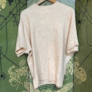 Loft oversized knit short sleeve top